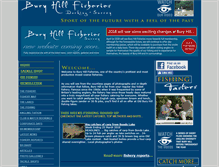 Tablet Screenshot of buryhillfisheries.co.uk